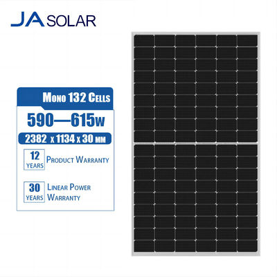 JA SOLAR 가정용 양면 모듈 앞 유리/뒤 유리 2.0mm/2.0mm 더 나은 반 셀
