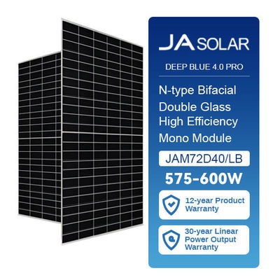 JA 태양 전지 패널 575w 580w 585w 590w 595w 600w 패널 크기 2333*1134*30mm