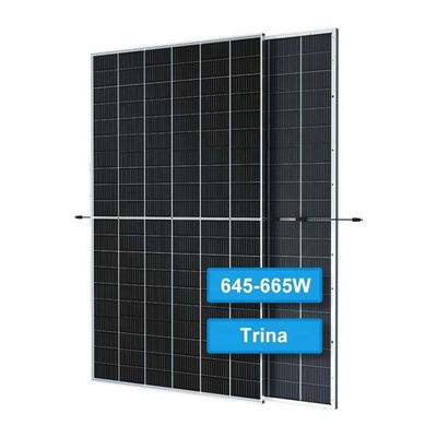 BR 태양광 PV 모듈 645W 650W 655W 660W 665W 670W 트리나 태양광 패널 210mmx210mm 셀