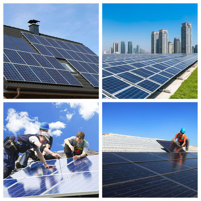 565W 570W 575W 580W 585W 안오디제 알루미늄 합금 프레임과 함께 반 절단 태양 PV 모듈