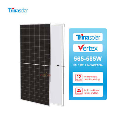 트리나 N형 모노 퍼크 반단 태양 전지 패널 565W 570W 575W 580W 585W 3.2mm 유리