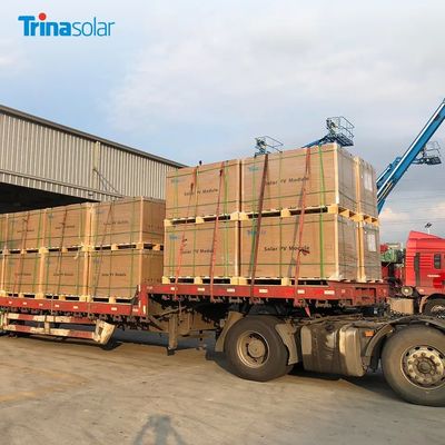 TTrina 태양 전지 패널 560Watt 570W 580W 반전지 양면 쌍 유리 PV 모듈