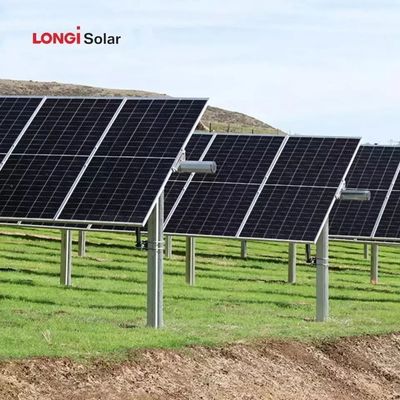 롱기 585w 하이 모 7 Lr5-72hgd 560-590m 1 차원 182mm 반 컷 셀 기술 태양 전지