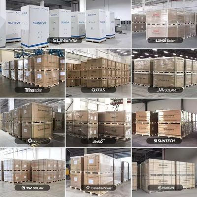 실제 진코 모노 N형 쌍면 쌍 유리 태양 전지 패널 700W-720W 1000W 플랜트