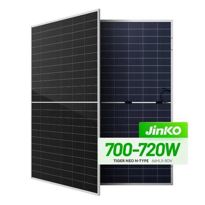다재다능한 태양광 애플리케이션을 위한 실제 진코 700W 쌍면성 이중 유리 태양광 패널