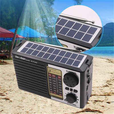 레트로 AM FM SW 멀티 밴드 태양 전력 라디오 Bt 스피커와 함께 고대 디자인