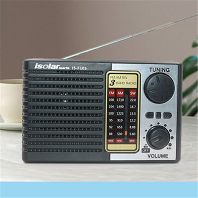 레트로 AM FM SW 멀티 밴드 태양 전력 라디오 Bt 스피커와 함께 고대 디자인