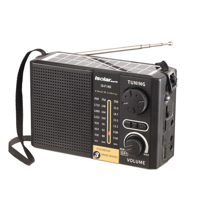 레트로 AM FM SW 멀티 밴드 태양 전력 라디오 Bt 스피커와 함께 고대 디자인