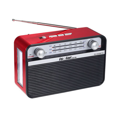 Mp3 Fm Am Sw 3 밴드 태양 전력 라디오 레트로 무선 스피커 태양 전지 라디오