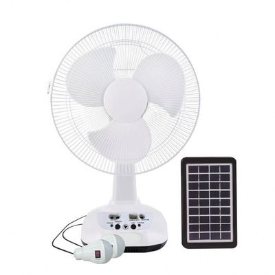 18W 태양광 LED 팬 전기 태양 전지 충전기 팬 캠핑용