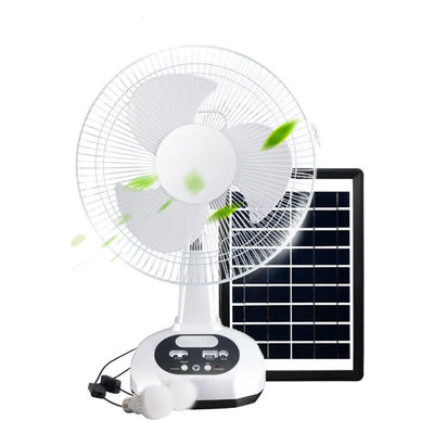 18W 태양광 LED 팬 전기 태양 전지 충전기 팬 캠핑용