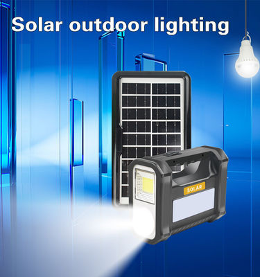 ABS 물질 태양광 LED 조명 키트 휴대용 태양광 실내 조명 시스템 4V