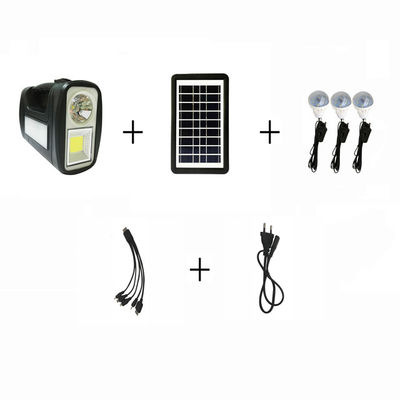 ABS 물질 태양광 LED 조명 키트 휴대용 태양광 실내 조명 시스템 4V