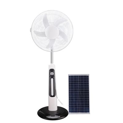16/18 인치 AC DC 12V 5 블레이드 태양광 재충전 팬 패널 20W / 30W