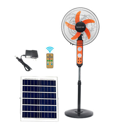 맞춤형 16/18 인치 태양 재생 스탠딩 팬 20W/30W 5 블레이드