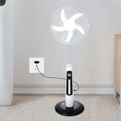 맞춤형 16/18 인치 태양 재생 스탠딩 팬 20W/30W 5 블레이드