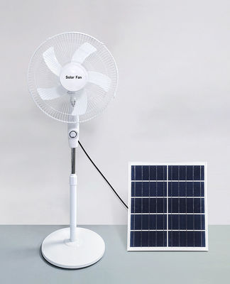 맞춤형 16/18 인치 태양 재생 스탠딩 팬 20W/30W 5 블레이드
