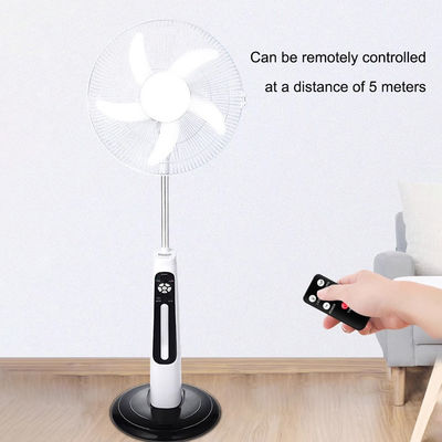 큰 16/18 인치 12V 전기 태양광 팬 태양광 재충전식 서있는 팬