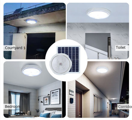밝은 LED 태양열 천장등 200W 스마트 태양광등 청소가 쉽다