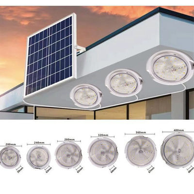 밝은 LED 태양열 천장등 200W 스마트 태양광등 청소가 쉽다